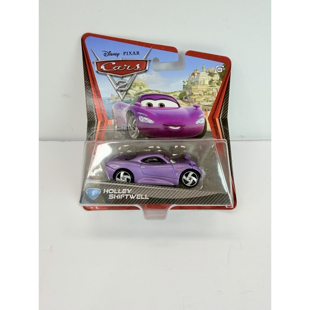 Mattel Disney Pixar Cars 2 Holley Shiftwell 1:55 Purple Diecast Unopened Box